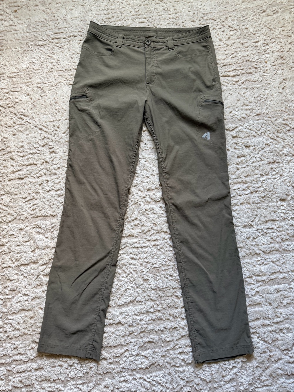 Eddie Bauer Olive Green First Ascent Guide Pro Hiking Cargo Pants
